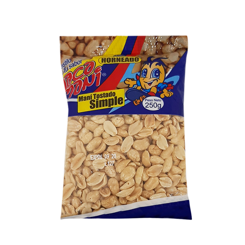 Mani Macamani Tostado Simple 250 gr