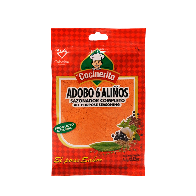 Adobo Cocinerito 6 Alinos 60 gr