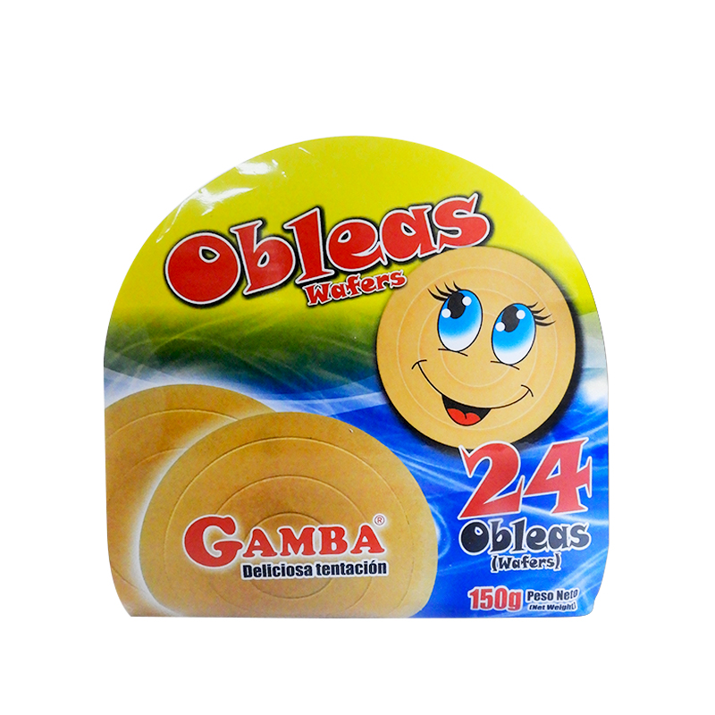 Obleas Gamba * 24 Unidades Bolsa 150 gr