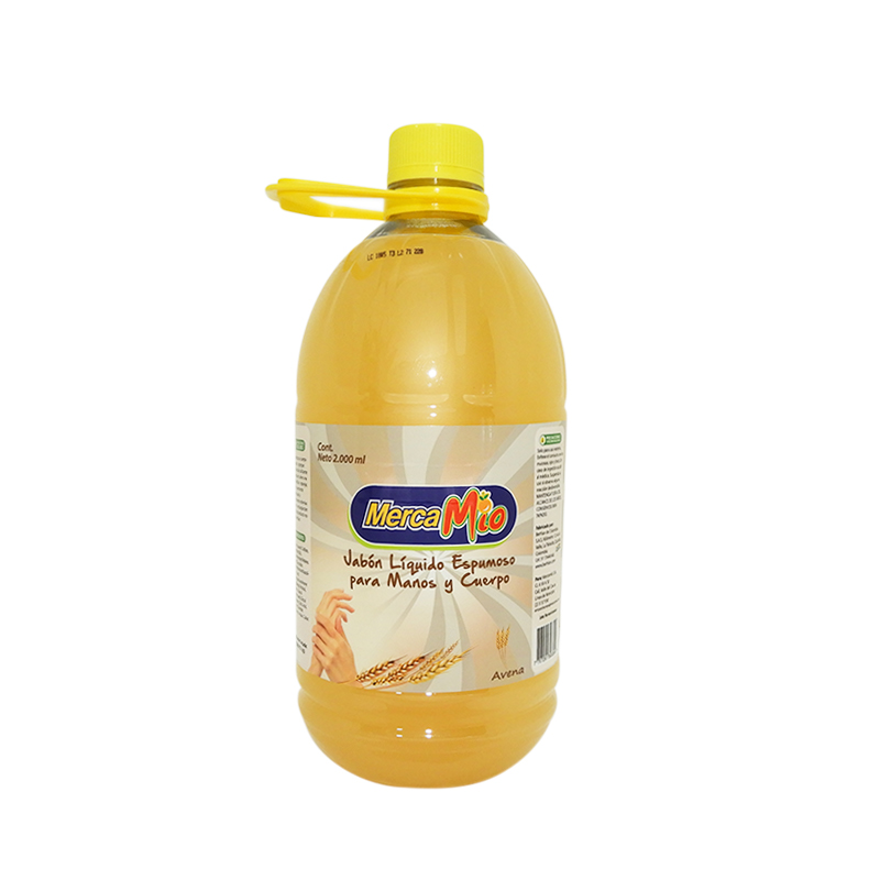 Jabon Mercamio Antibacterial Avena Liquido 2000 ml