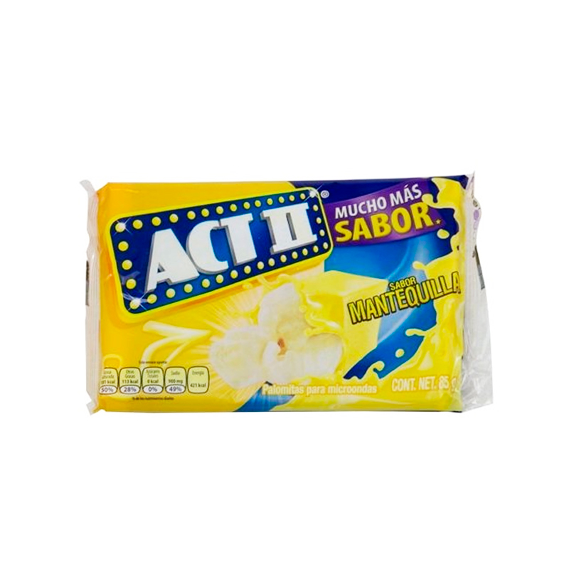 Palomitas Act II Mantequilla 85 gr