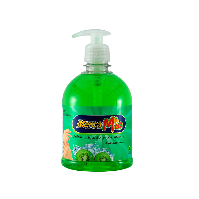 Jabon Mercamio Antibacterial Kiwi Liquido 500 ml