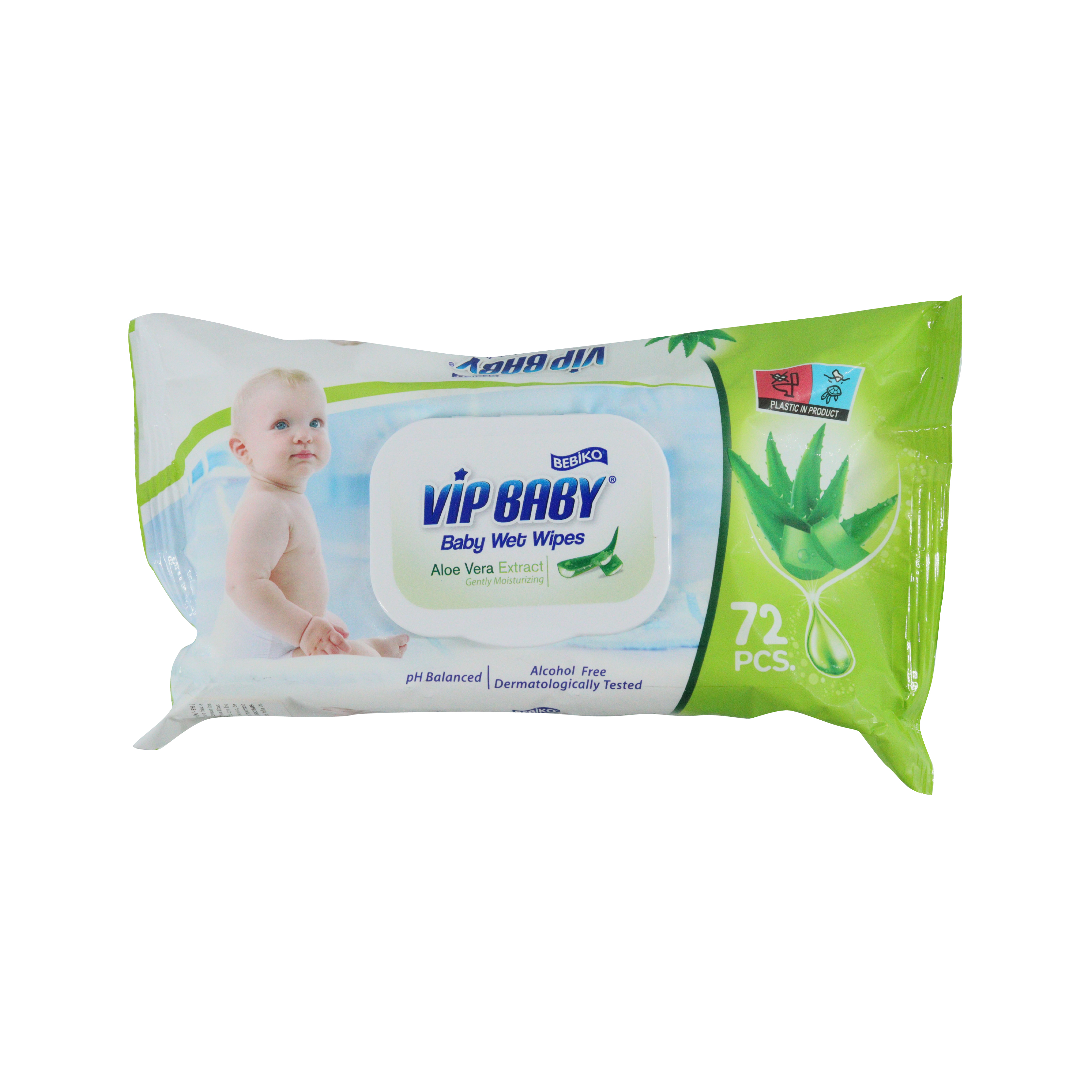 Toallitas Vip Baby Aloe T 72 unidades