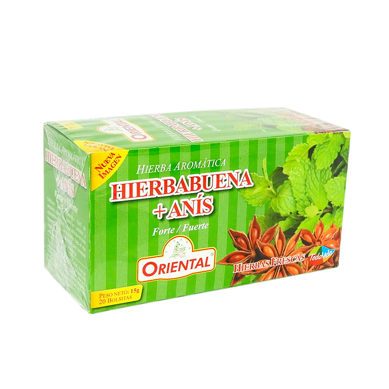 Tisana Oriental * 20 Unidades Hierbabuena Anis 15 gr