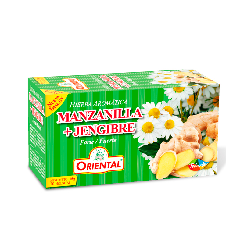 Tisana Oriental * 20 Unidades Manzanilla Jengibre 15 gr