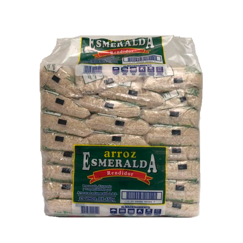 Arroz Esmeralda Paquete * 25Unidades 450 gr