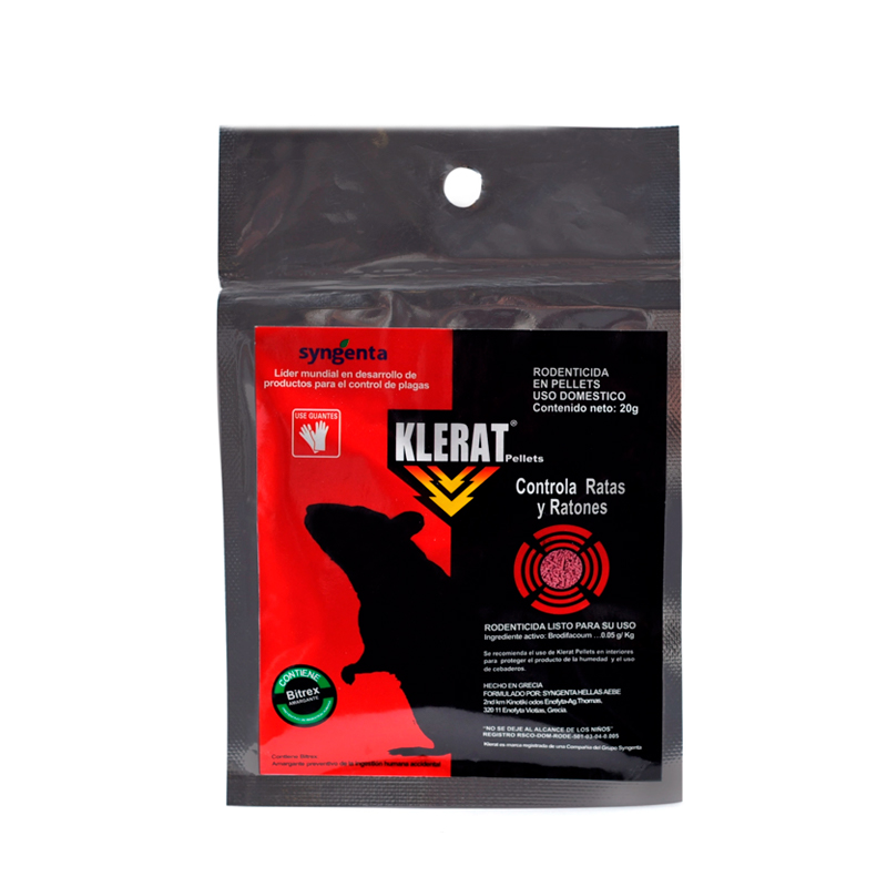 Raticida Klerat Pellets Sobre 20 gr