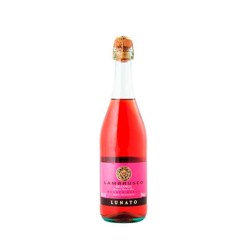 Vino Lambrusco Lunato Rosato Dolce 750 ml