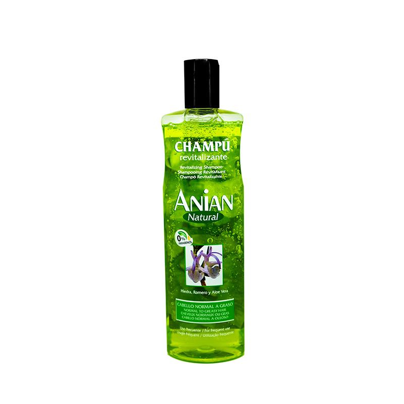 Shampoo Anian Natural Revitalizante Cabello Normal a Graso 400 ml