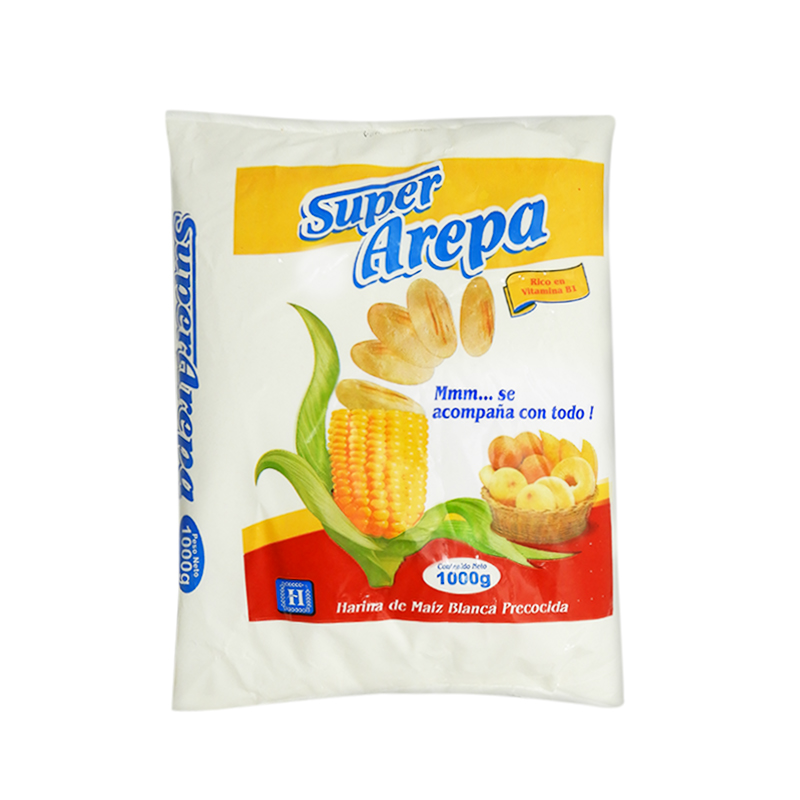 Harina Super Arepa Maiz Blanco 1000 gr