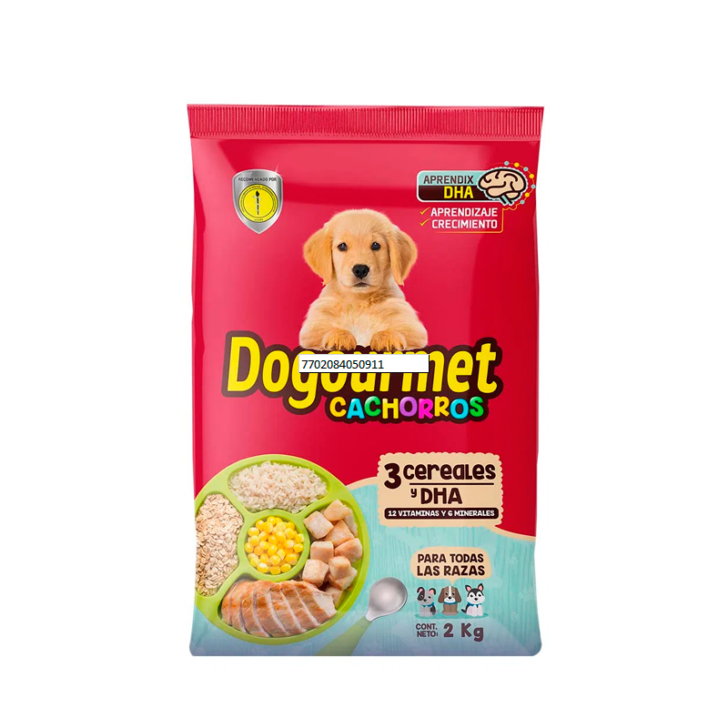 Alimento Dogourmet Cachorros DHA Todas las Razas 2000 gr