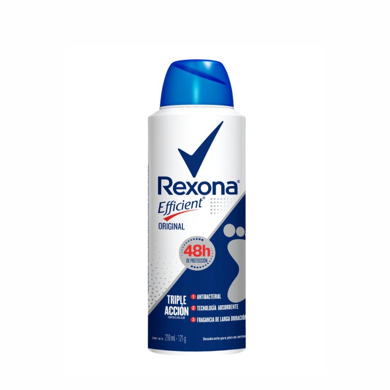 Talco Rexona Efficient Original Aerosol 210 ml