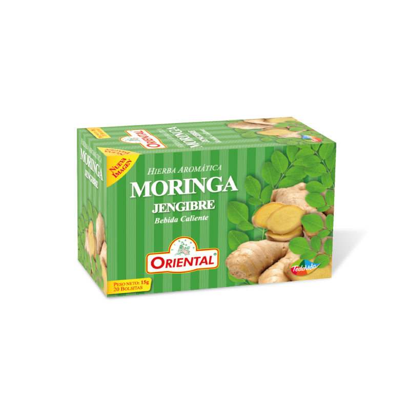 Tisana Oriental 20 Unidades Moringa Jengibre 15 gr