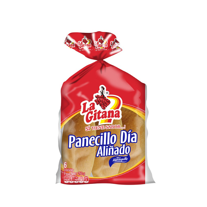 Panecillo La Gitana * 1500g * 6 Unidades 250 gr