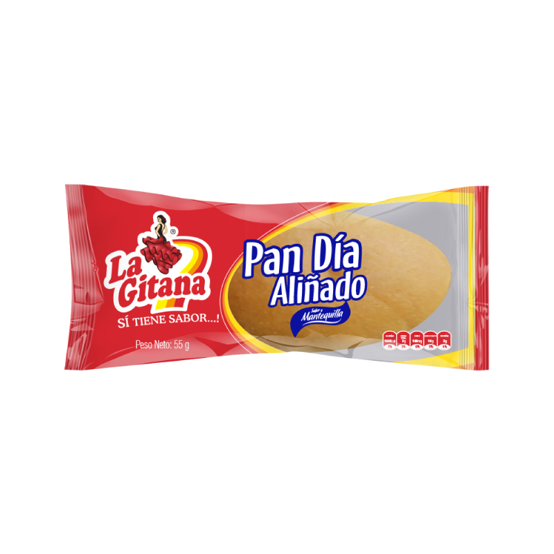 Pan La Gitana Alinado 65 gr