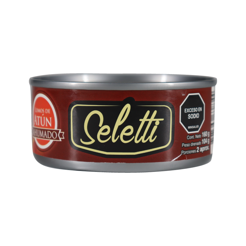 Atun Seletti Lomo Ahumado en Aceite Vegetal 160 gr