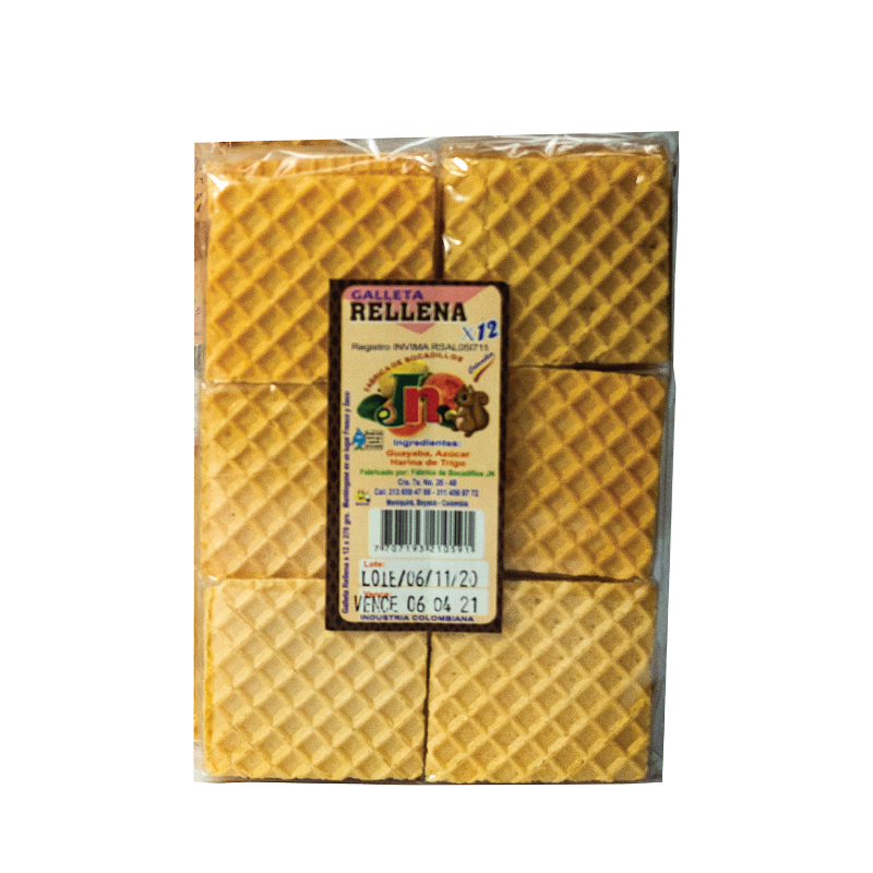 Galleta Jn * 12 Unidades Rellena 270 gr