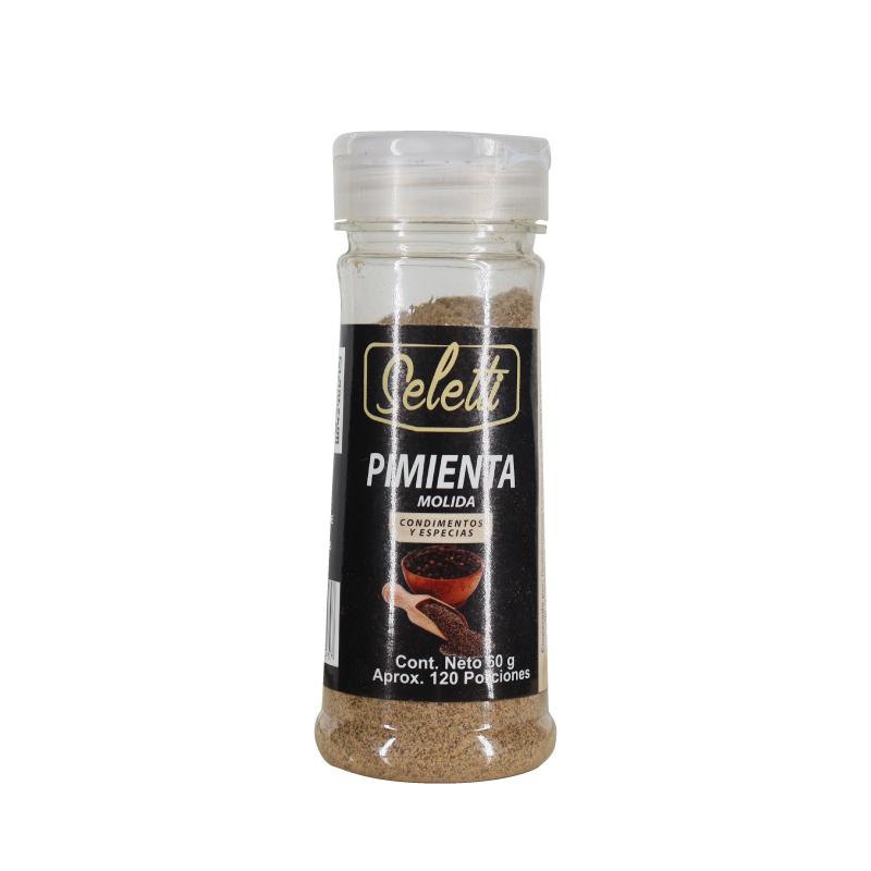 Pimienta Seletti Molida Pet 60 gr