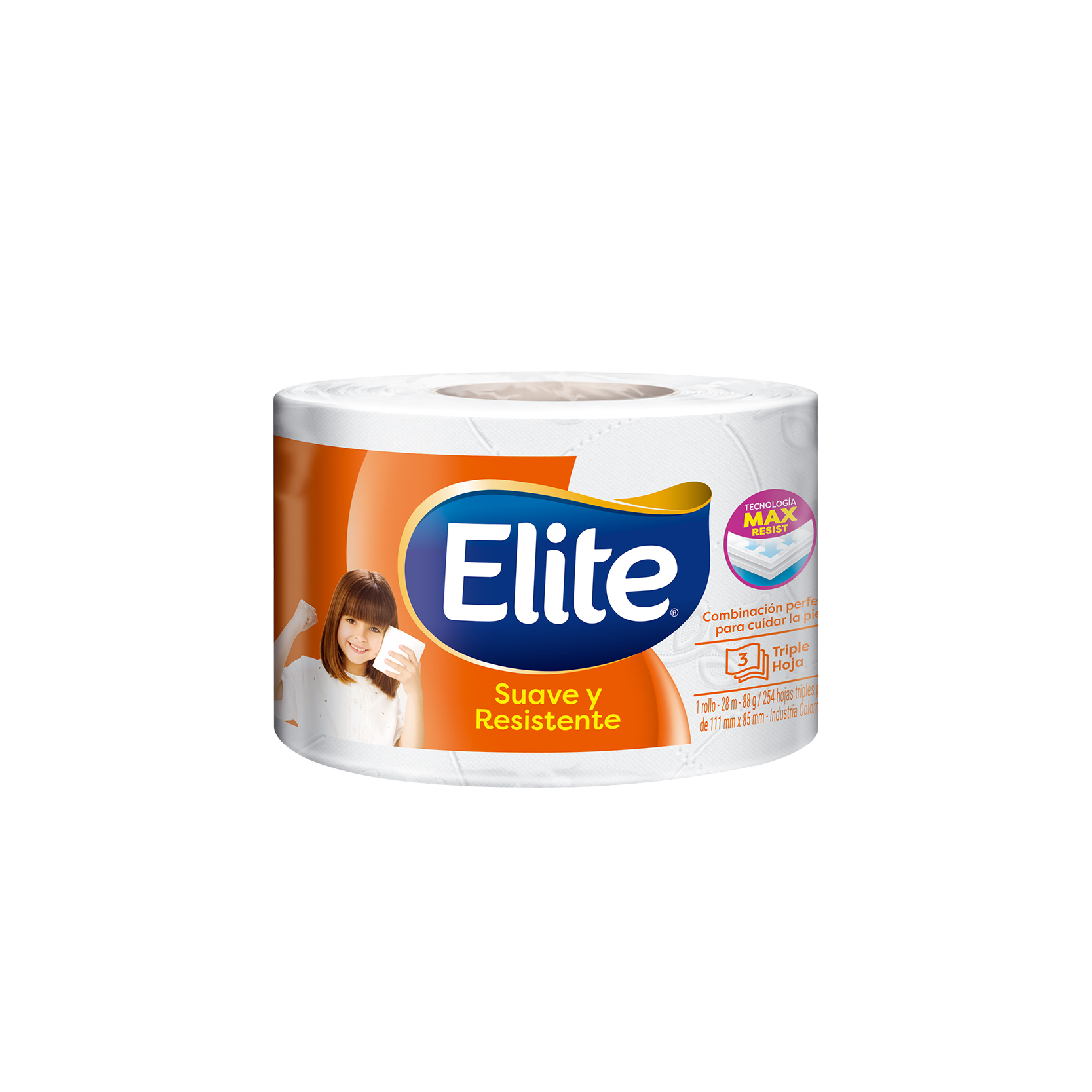 Papel Higienico Elite Max * 28m Suave Y Resistente Triple Hoja