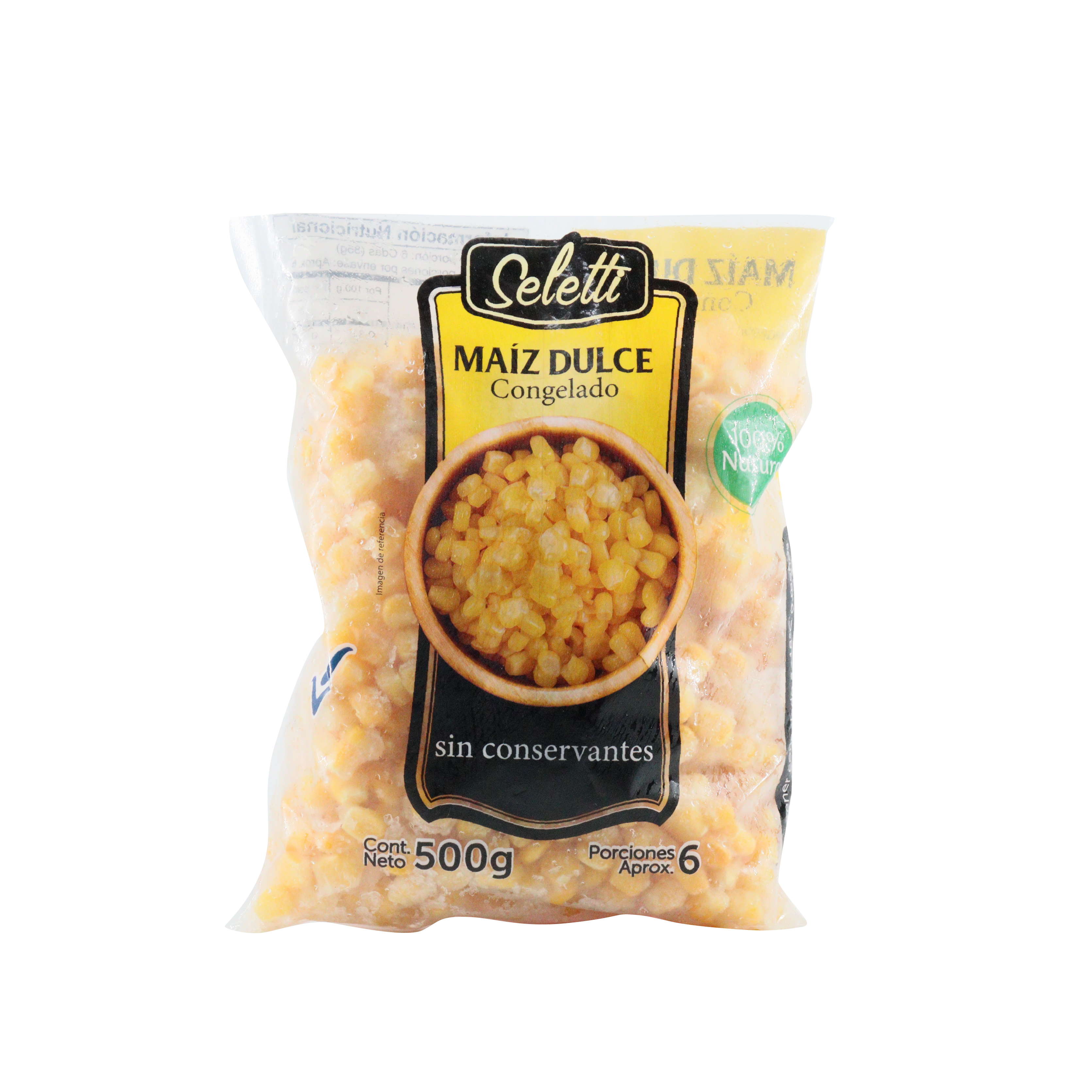 Maiz Seletti Dulce Natural Congelado 500 gr