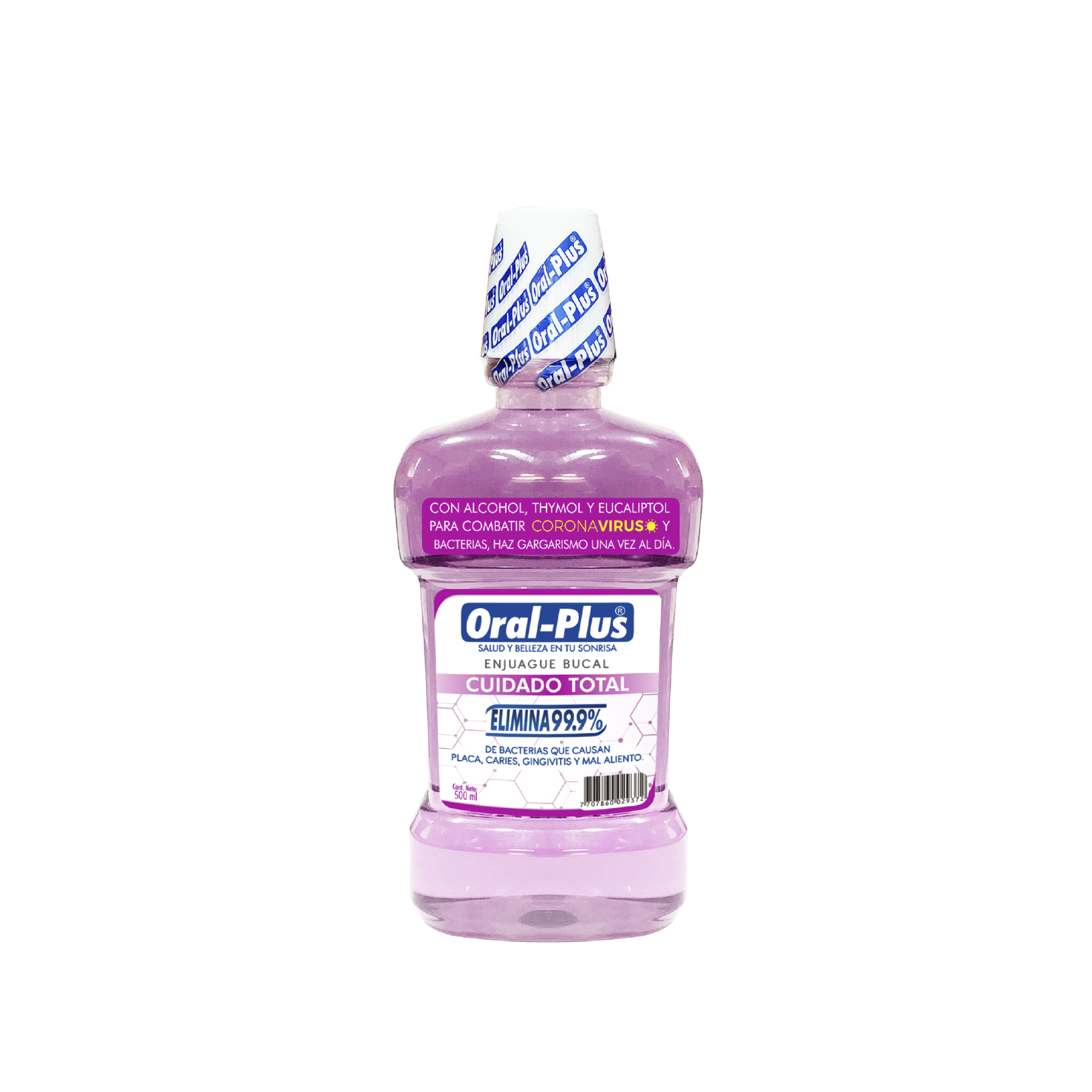 Enjuague Oral Plus Cuidado Total 500 ml