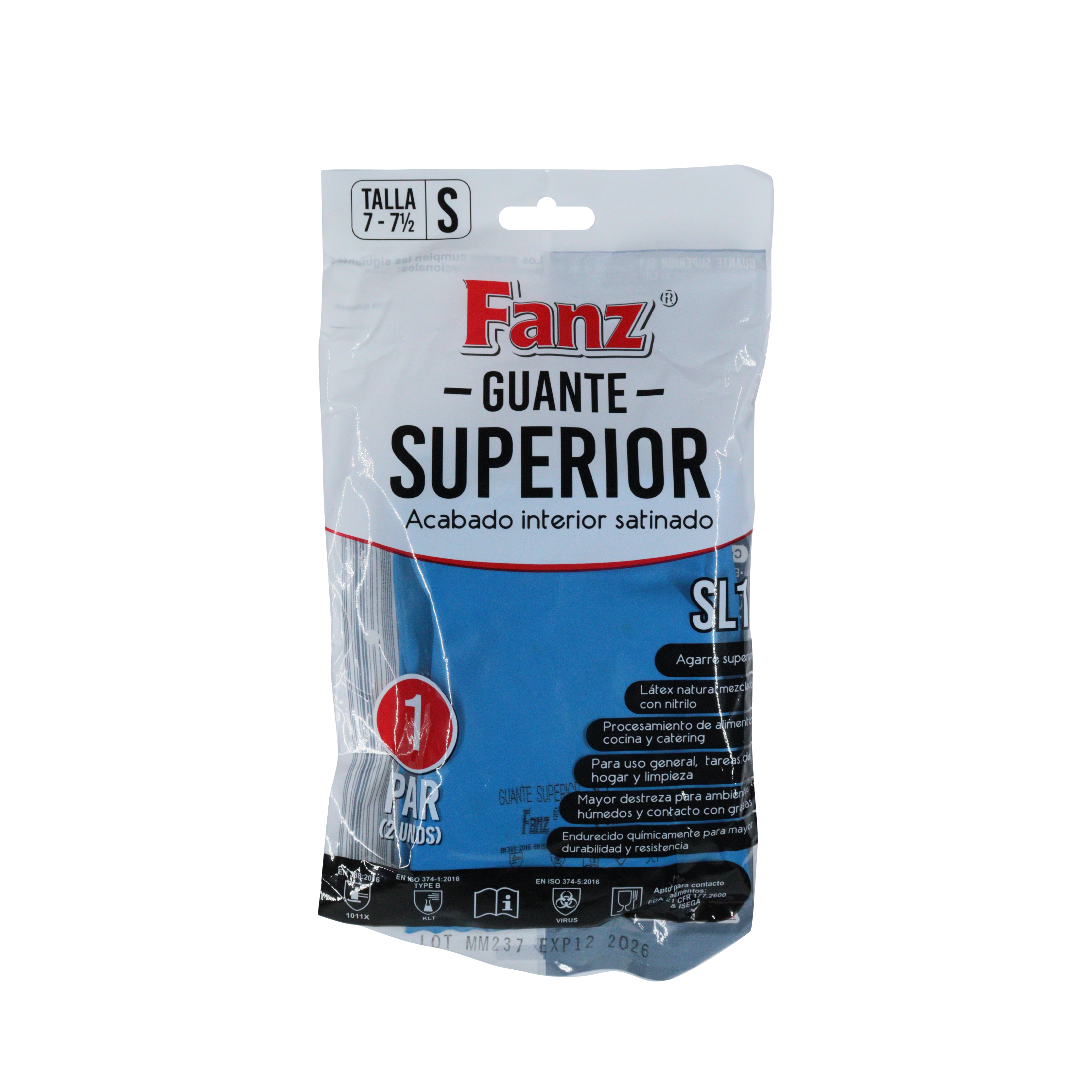 Guante Fanz Superior Talla S