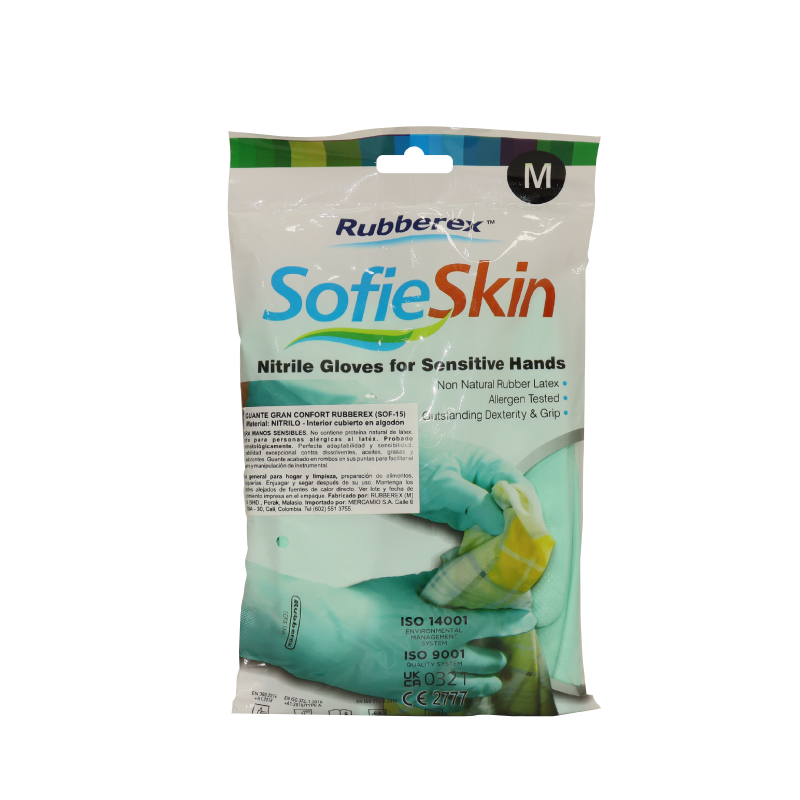 Guante Rubberex Sofieskin Talla M
