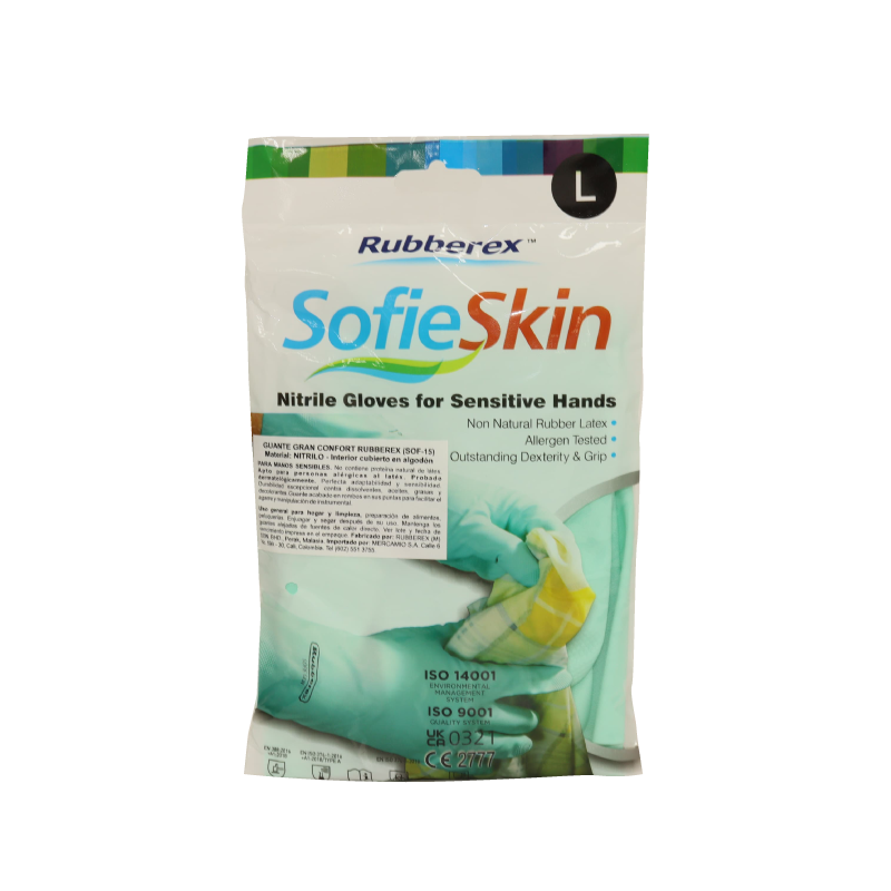 Guante Rubberex Sofieskin Talla L