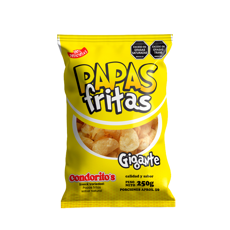 Papas Colinas Fritas 250 gr