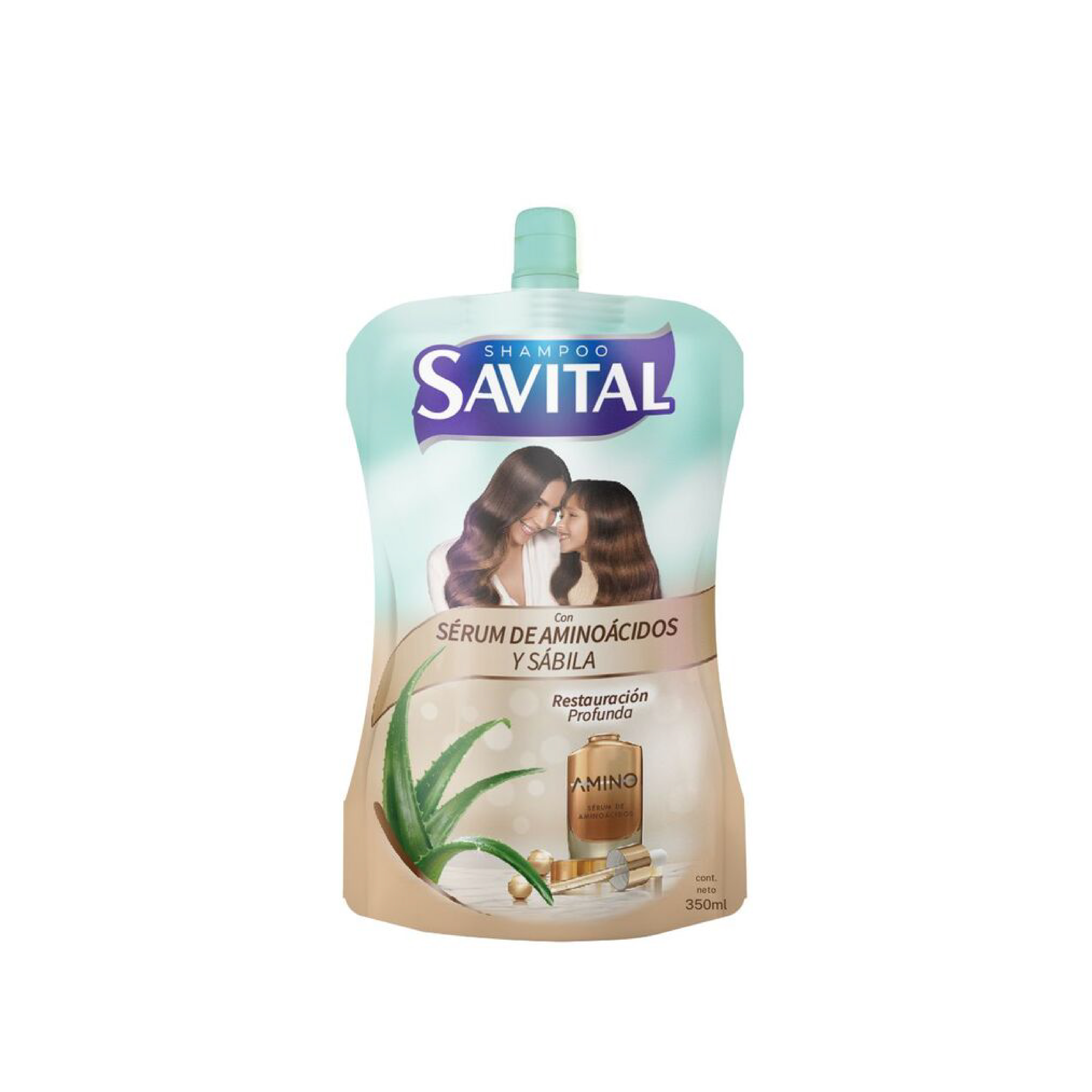 Shampo Savital Serum De Aminoacidos Y Sabila 350 ml