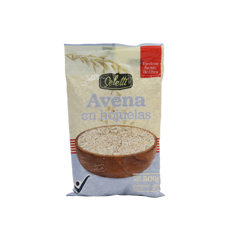 Avena Seletti Hojuela 100% Natural 500 gr