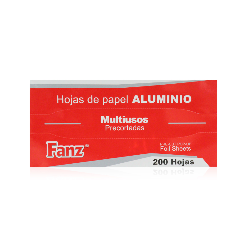 Papel Aluminio Fanz Multihojas Precortadas 200 unidad